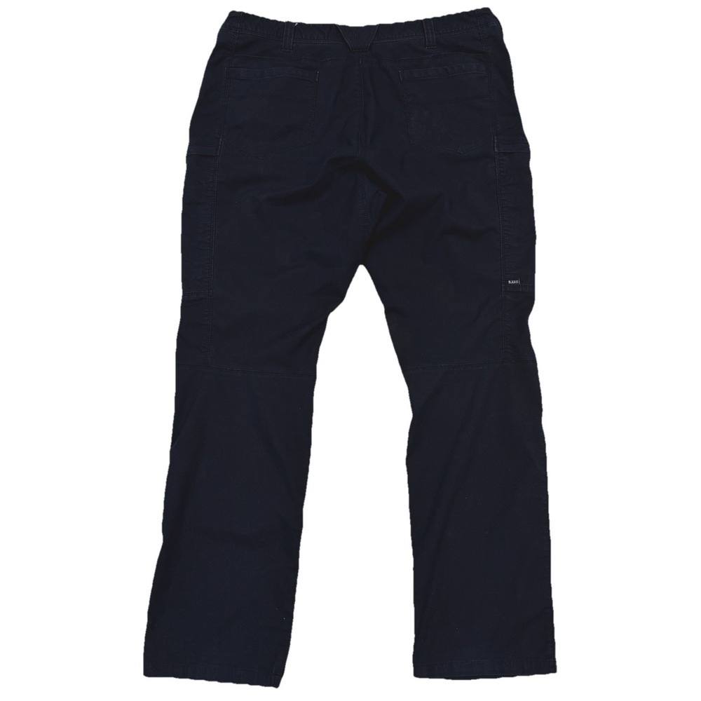 5.11 Tactical Pants Mens 44x36 Black Cargo Work Utility (Fits 42x36) 511 - Picture 2 of 13